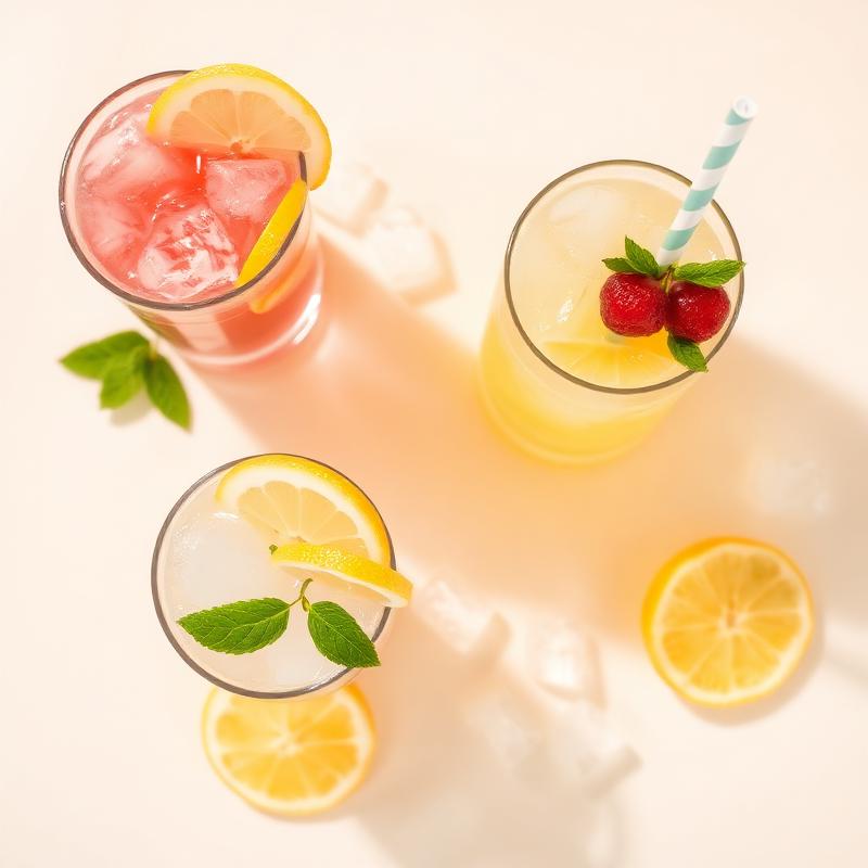 Limonadă de casă cu lămâie și mentă, băutură rece Cartofescu
