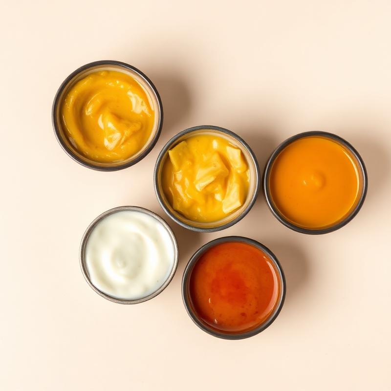 Sosuri de casă Cartofescu pentru cartofi prăjiți: aioli, cheddar, BBQ și sos iute